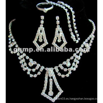 Rhinestones boda joyería nupcial conjunto (GWJ12-082)